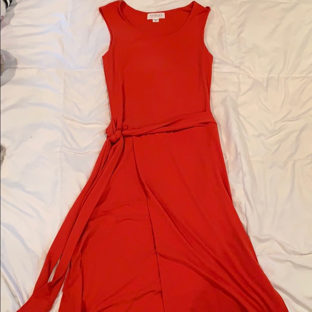 Velvet by Grace and Spencer red dress